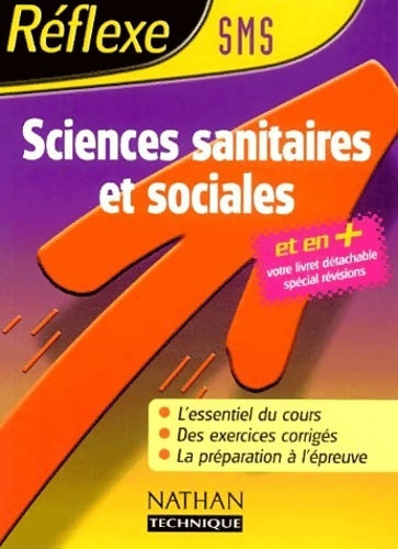 Livrenpoche : Sciences sanitaires et sociales SMS - Collectif - Livre