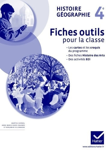 Livrenpoche : Histoire-géographie 4e. Fiches outils pour la classe - Anne-Marie Rubio - Livre