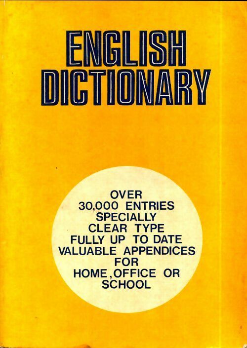 Livrenpoche : English dictionary - Collectif - Livre
