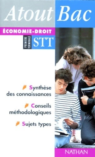 Économie-droit Première terminale STT - Marie-claire Le Jeune - Livre