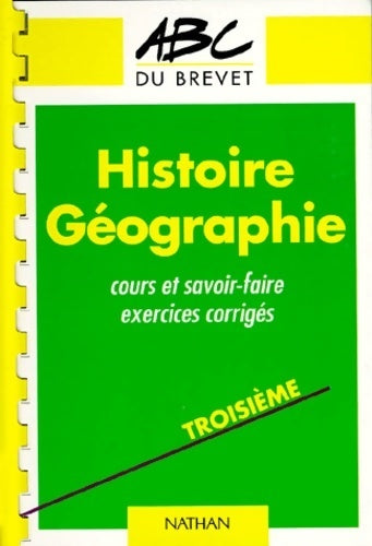 Livrenpoche : Histoire géographie 3e - Lanceau - Livre