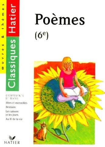 Recueil de poèmes 6e - Collectif - Livre