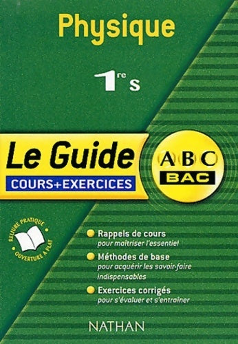 Livrenpoche : Physique 1ère S - Collectif - Livre