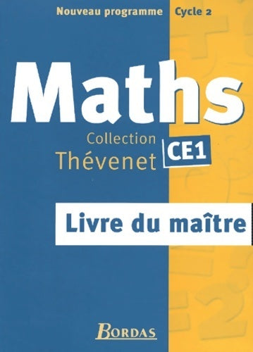 Livrenpoche : Maths CE1. Livre du maître - Eric Lenoir - Livre