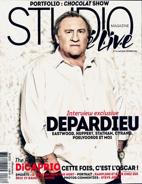 Livrenpoche : Studio ciné live n°76 : Depardieu - Collectif - Livre