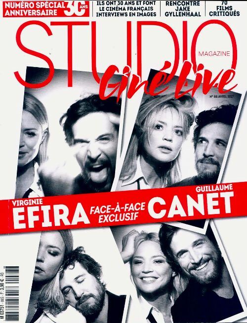 Livrenpoche : Studio ciné live n°88 : Virginie Efira face-à-face Guillaume Canet - Collectif - Livre