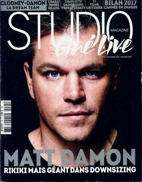 Livrenpoche : Studio ciné live n°95 : Matt Damon - Collectif - Livre