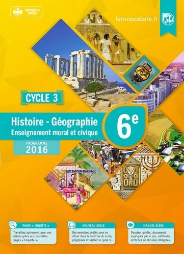 Livrenpoche : Histoire-géographie 6e - Collectif - Livre