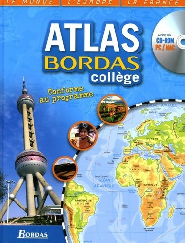 Livrenpoche : Atlas bordas pour le collège - Michel Mouton-Barrère - Livre