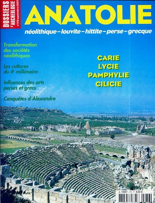 Livrenpoche : Les dossiers d'archéologie n°276 : Anatolie - Collectif - Livre