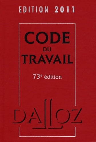 Livrenpoche : Code du travail 2011 - Collectif - Livre