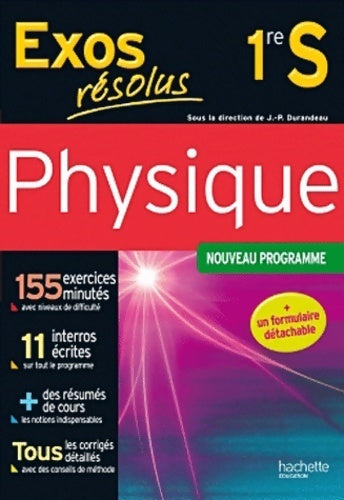 Livrenpoche : Physique 1ère S - Collectif - Livre