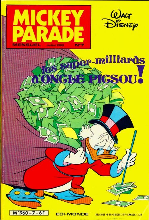 Mickey-parade n°7 : Les super-milliards d'Oncle Picsou ! - Collectif - Livre
