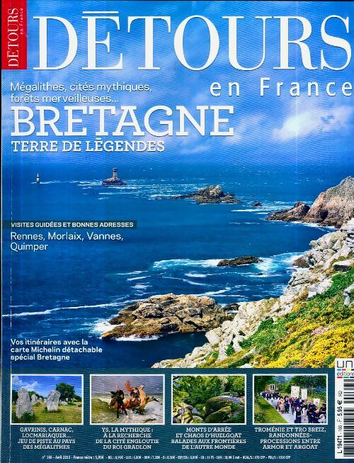 Livrenpoche : Détours en France n°166 : Bretagne, terre de légendes - Collectif - Livre