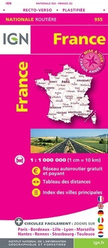 Livrenpoche : France maxi format r°/v°plastifiee 1/1m - Collectif - Livre