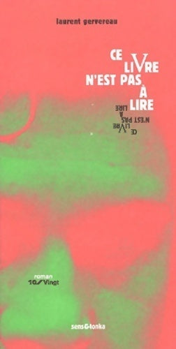 Livrenpoche : Ce livre n'est pas à lire - Laurent Gervereau - Livre