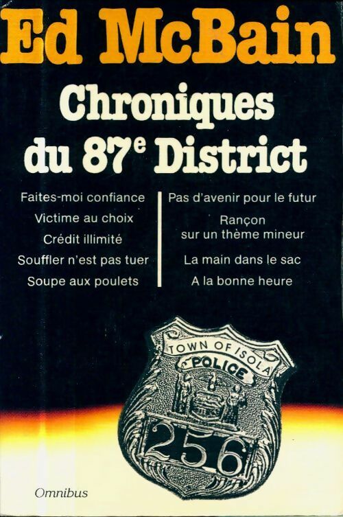 Chroniques du 87eme district - Ed McBain -  Omnibus - Livre