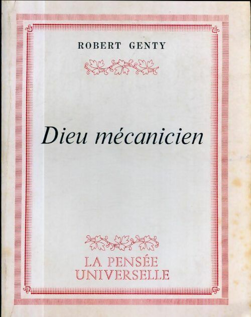 Livrenpoche : Dieu mécanicien - Robert Genty - Livre