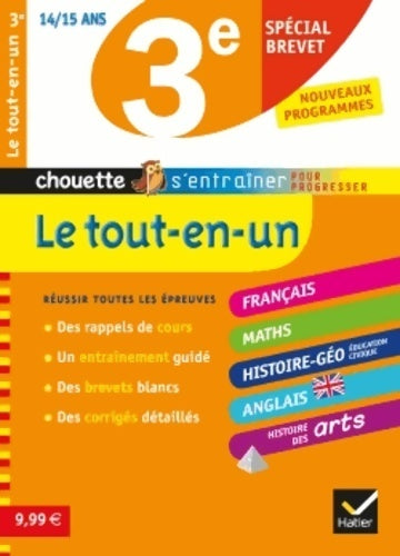 Livrenpoche : Tout-en-un 3e : Français maths histoire-géo anglais histoire des arts - Nicole Nemni-Nataf - Livre