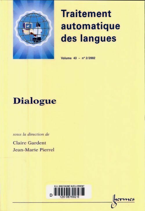 Livrenpoche : Traitement automatique des langues n°43 n°2 - Collectif - Livre