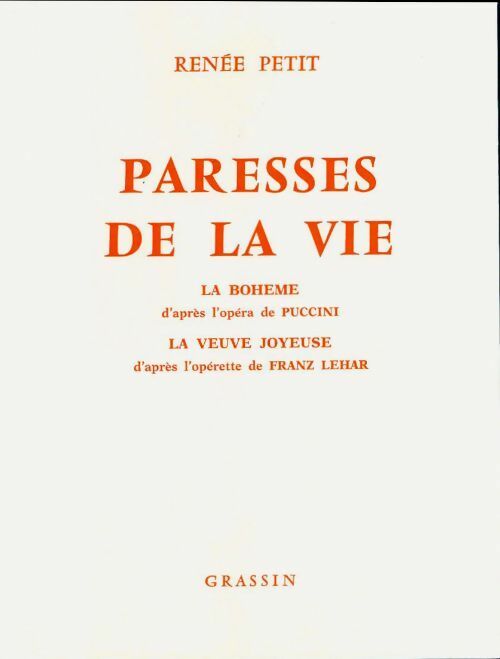 Livrenpoche : Paresses de la vie - Renée Petit - Livre