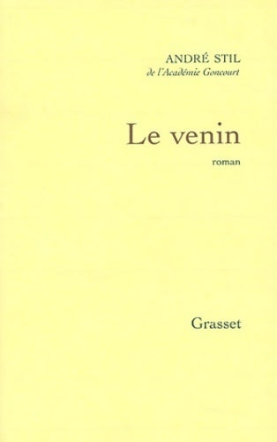 Livrenpoche : Le venin - André Stil - Livre