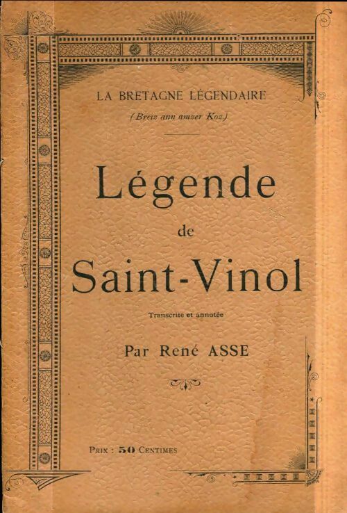 Livrenpoche : Légende de saint-Vinol - René Asse - Livre