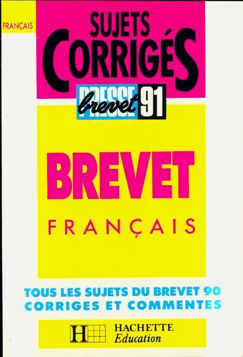 Livrenpoche : Français Brevet sujets corrigés 91 - Henri Djian - Livre