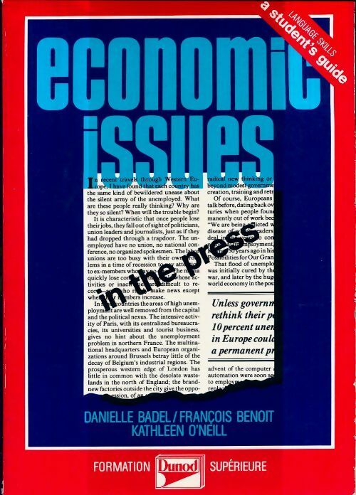 Livrenpoche : Economic issues in the press - Danielle Badel - Livre
