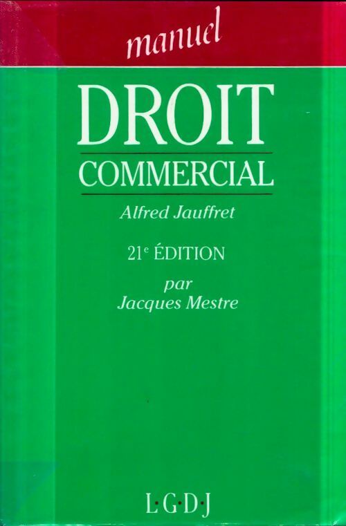 Livrenpoche : Droit commercial - Jacques Mestre - Livre