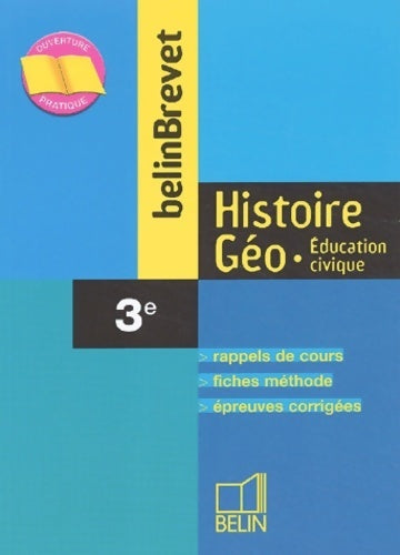 Livrenpoche : Histoire-géographie - Éducation civique 3e - Poza-Lazaro Faron - Livre