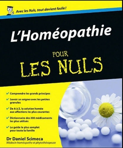 L'homéopathie pour les nuls - Daniel Scimeca - Livre