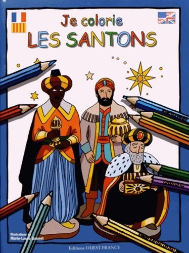 Livrenpoche : Je colorie les santons - Marie-Laure Bonnet - Livre