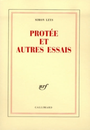 Livrenpoche : Protée et autres essais - Simon Leys - Livre