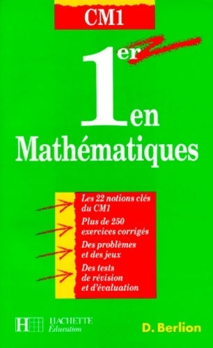 1er en mathématiques CM1 - Lucien Béatrix -  1er en - Livre