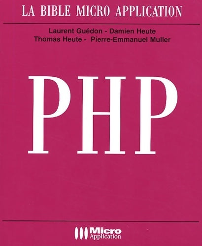 Livrenpoche : PHP - Laurent Guédon - Livre