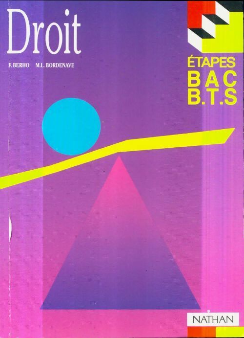 Livrenpoche : Droit BTS - Françoise Berho - Livre