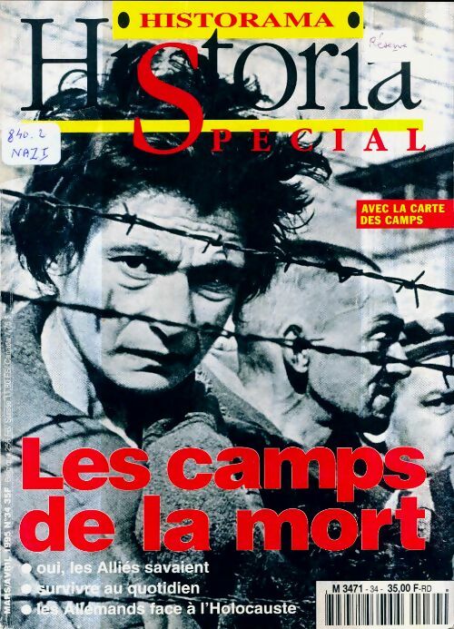 Livrenpoche : Historia Spécial n°34 : Les camps de la mort - Collectif - Livre