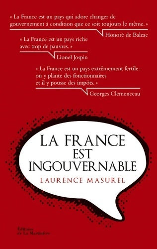 Livrenpoche : La France est ingouvernable - Laurence Masurel - Livre