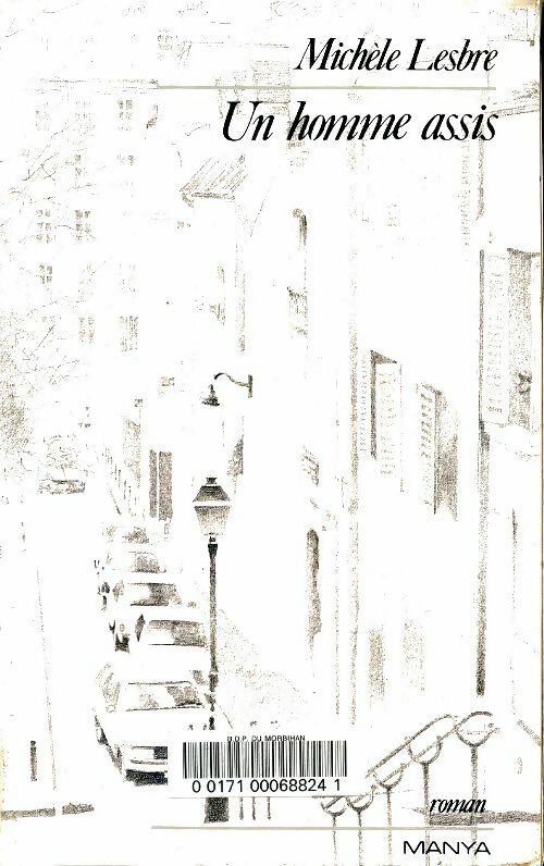 Livrenpoche : Un homme assis - Michèle Lesbre - Livre