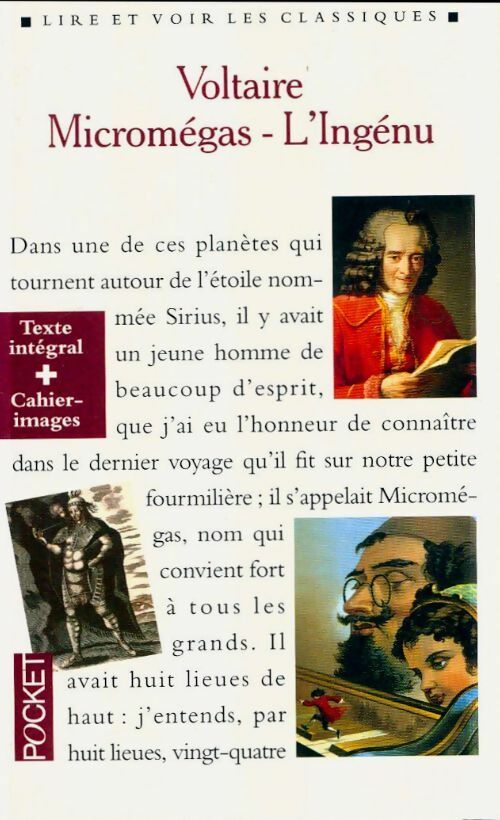Livrenpoche : Micromégas / L'ingénu - Voltaire - Livre