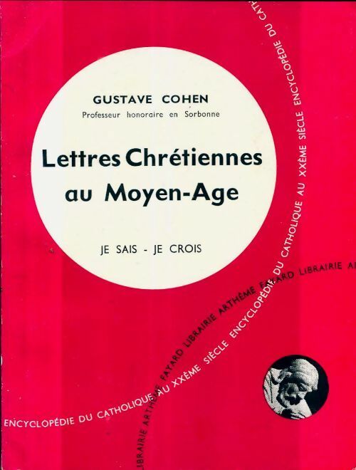 Livrenpoche : Lettres chrétiennes au moyen-age - Gustave Cohen - Livre