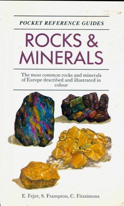 Rocks & minerals - E. Fejer -  Pocket reference book - Livre