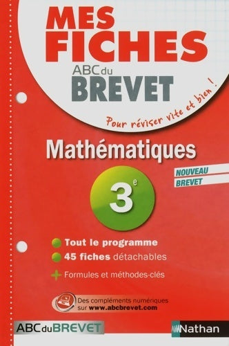 Livrenpoche : Mathématiques 3e - Gilles Lassus - Livre