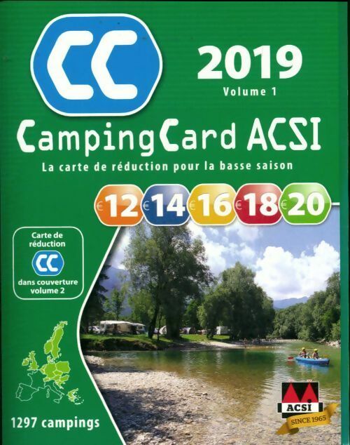 Livrenpoche : ACSI camping card 2019 - Collectif - Livre
