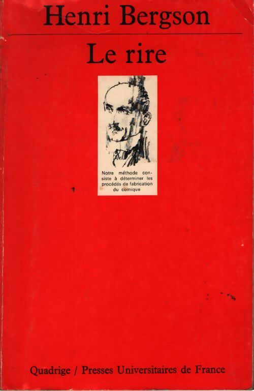 Le rire - Henri Bergson - Livre