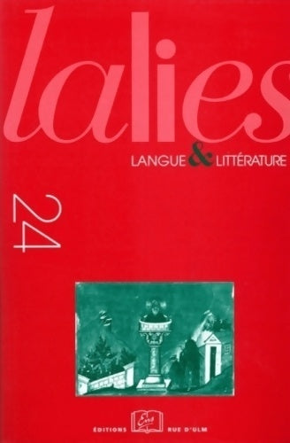 Livrenpoche : Lalies n°24/2004 : Langue et littérature - Collectif - Livre