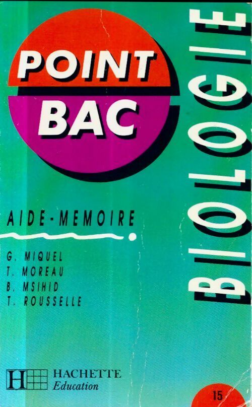 Livrenpoche : Biologie Rerminale D - Collectif - Livre