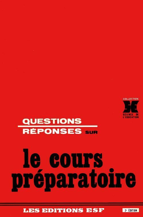 Livrenpoche : Questions / réponses sur le cours préparatoire - Collectif - Livre