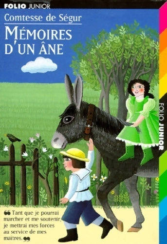 Les mémoires d'un âne - Sophie De Ségur - Livre